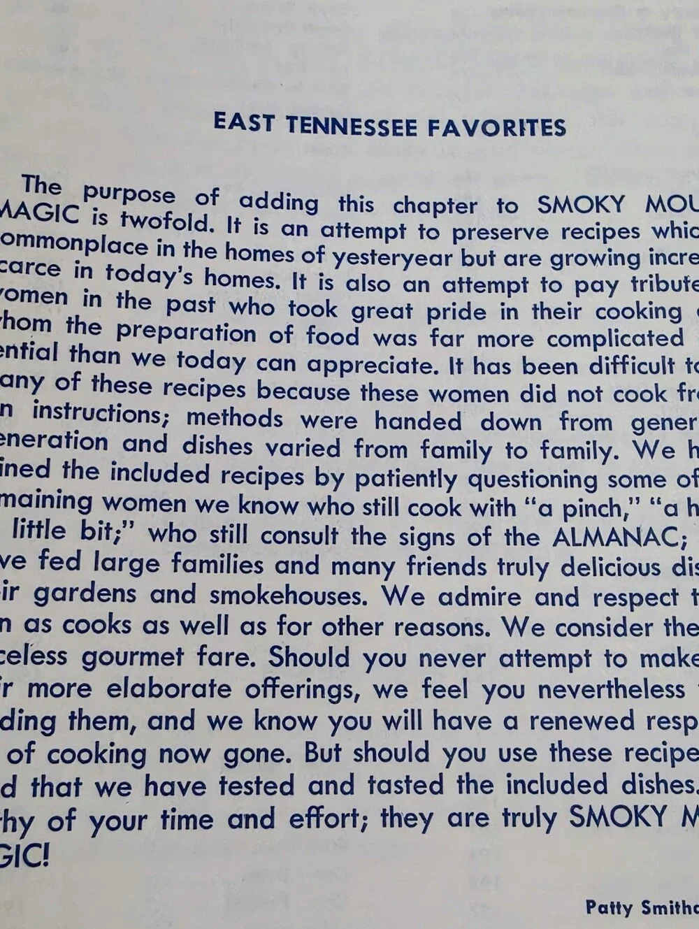 Vintage Smoky Mountain Magic Cookbook 1960 Junior Service League Johnson City